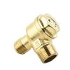 3 Port Check Valve Zinc Alloy Male Thread Connector Tool For Air Compressor
