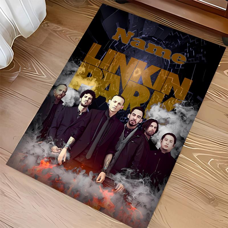 Custom personalization Linkin Park Print Area Rug - Soft, Washable Non-Slip Indoor Mat,Living Room,Home&Office Decorative Rug