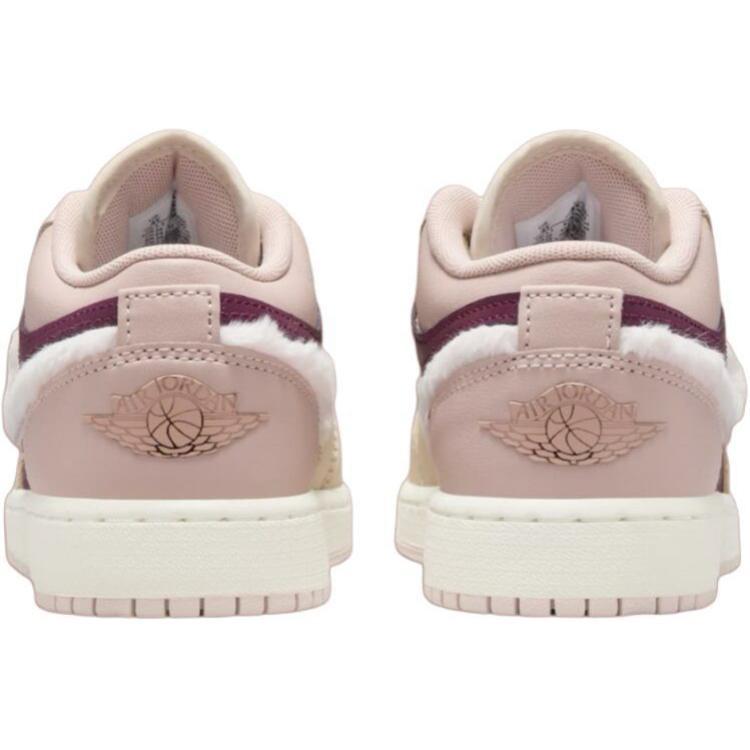 (GS) Air Jordan 1 Low SE 'Fur Swoosh' Kids' FZ3928-200