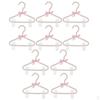 10Pcs Luxury Hanging for Kids Clothes Save Plastic Pink