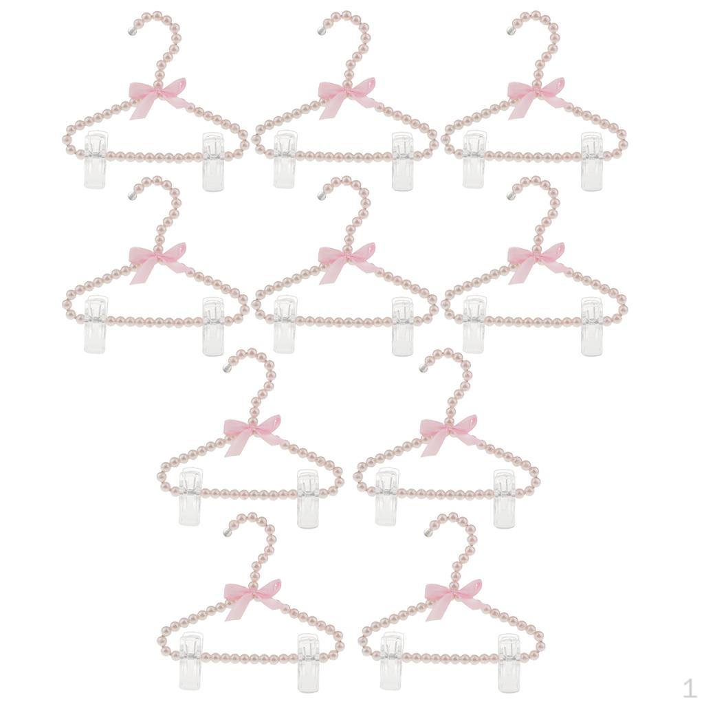 

10 шт. Роскошная подвесная детская одежда из пластика розового цвета