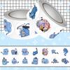 Kawaii Anime Kpop Demon Hunter Stickers Cartoon Sealing Decals Waterproof DIY Scrapbooking Stationery Cute Sticker Gifts