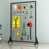 Mobiler Drahtgitter-Ausstellungsständer für Kindergarten- und Schulkunst- und Schmuckausstellungen