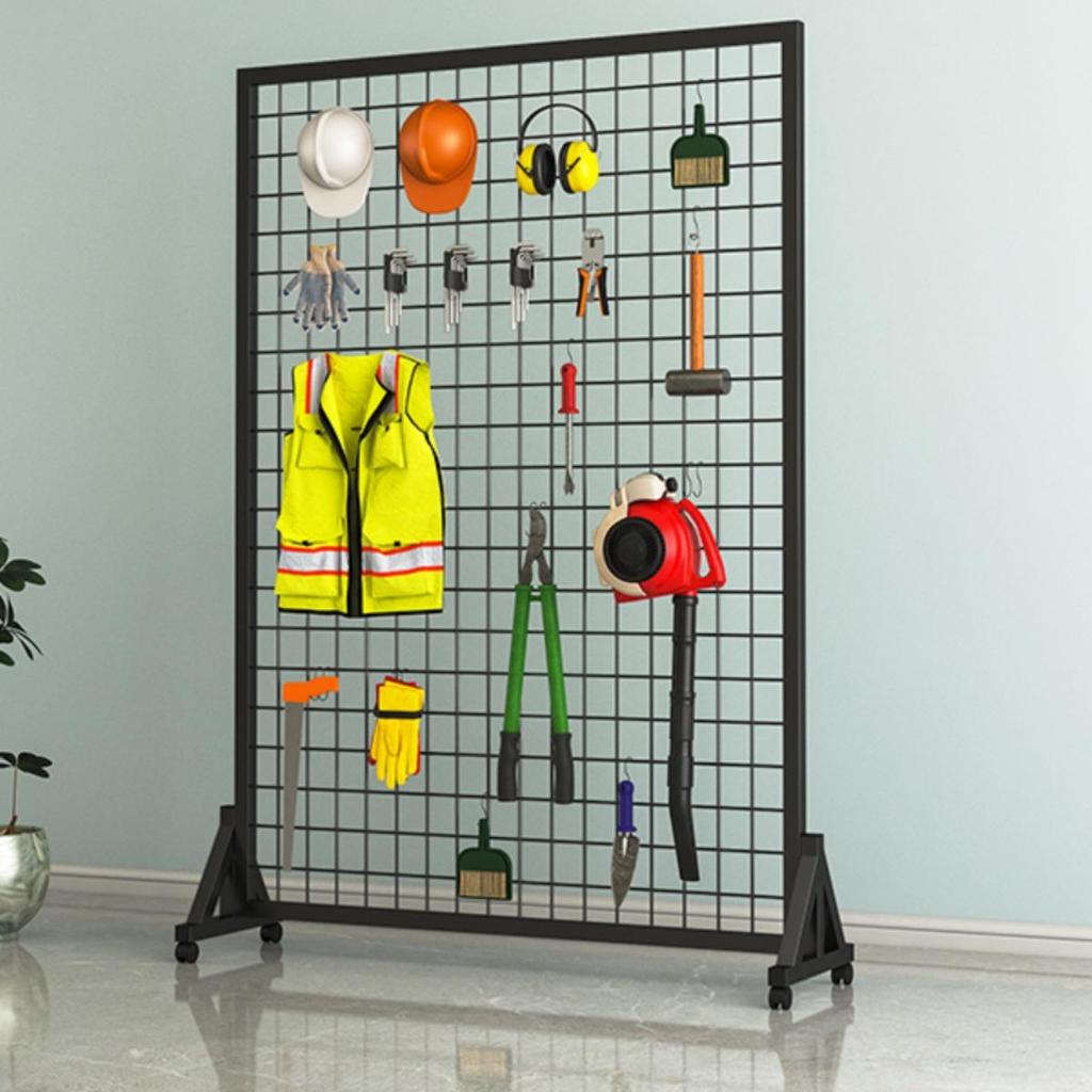 Mobiler Drahtgitter-Ausstellungsständer für Kindergarten- und Schulkunst- und Schmuckausstellungen