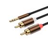 3.5mm Male To Dual RCA Audio Cable for Computer/Laptop To Speaker (2025 Model)