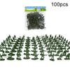 100Pcs Mini Classic Soldiers Figures Models Playset Desk Decor Kids Toy Gift