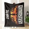 Rammstein - Du Hast T-ShirtBlanket Flannel Throw Blanket for Sofa, Bed, Travel, Camping, Office, Couch, Chair, And Bed Gift for Christmas Cx