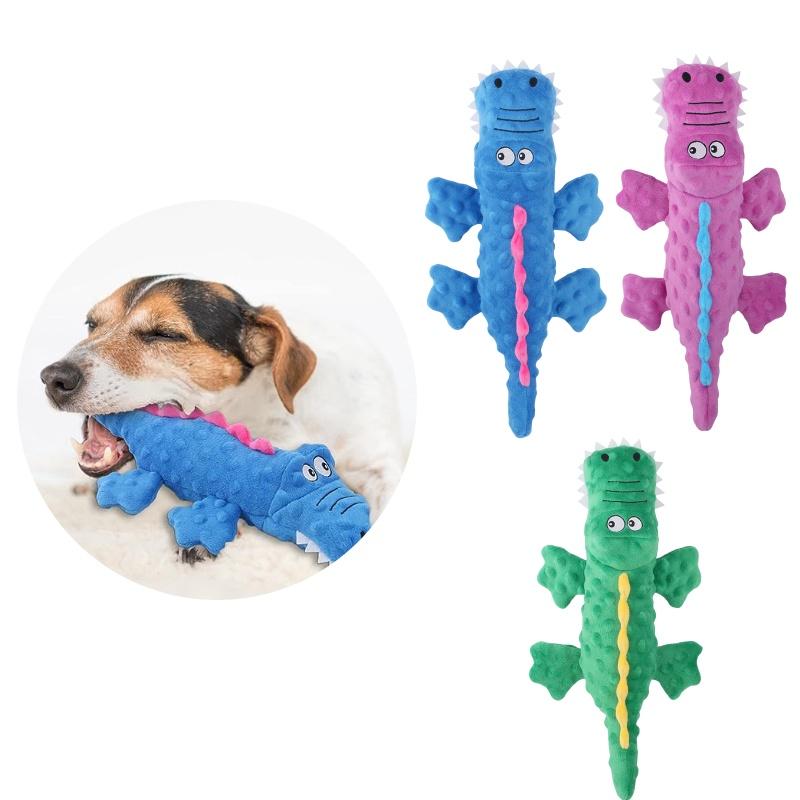 New Pet Plush Toy Crocodile Cute And Durable Perfect For Chewing 70g