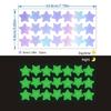 Colorful Starry Sky Luminous Wall Decals - Self-Adhesive Fluorescent Meteor Decorations for Children's Rooms and Cabinets