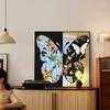 Murals Wall Hanging Mirror Elegant Wall Murals Living Room Vintage Luxury Mural Butterfly Large Hanger Art Mural Decorative