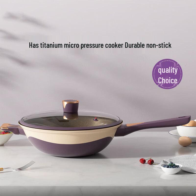 Yoshida Takumi 34cm Wrought Iron Non-stick Micro-pressure Wok