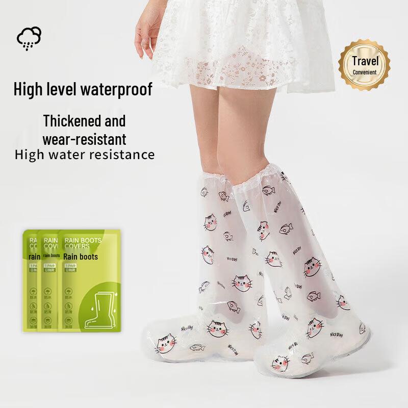 Bowonick Disposable Rain Shoe Covers