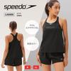 Fitness Swimsuit Airpa Black L [Speed] Women's