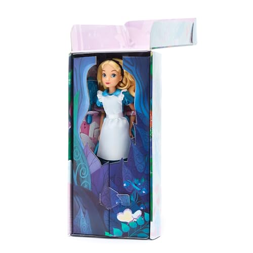 Disney Store Official Alice in Wonderland Classic Doll 25cm (10 inches) - Detailed design recreating the magic of the movie. Perfect for fans and coll