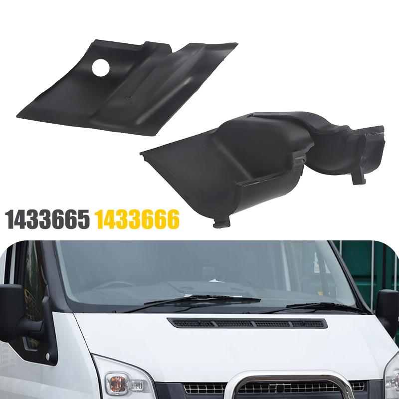 Front Left&Right Bonnet Hinge Cover For Ford Transit MK7 2006 2008 2009 2010 2011 2012 2013 1433665 1433666 Car Accessories