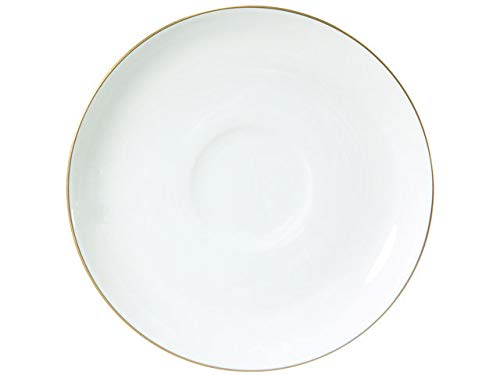 [Okura Touen Washi Paper Wrapping] Gold Line Morning Bowl and Plate 026