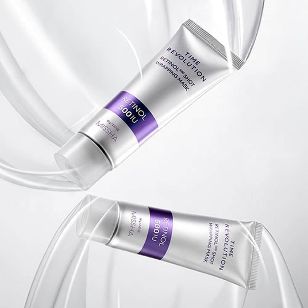 [Missha] Time Revolution 500 Shot Wrapping Mask (Retinol 500)