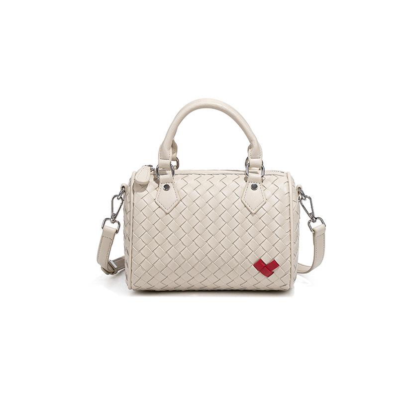 Hand-held Boston Pillow Bag Single-shoulder Crossbody Bag Hand-woven Bag