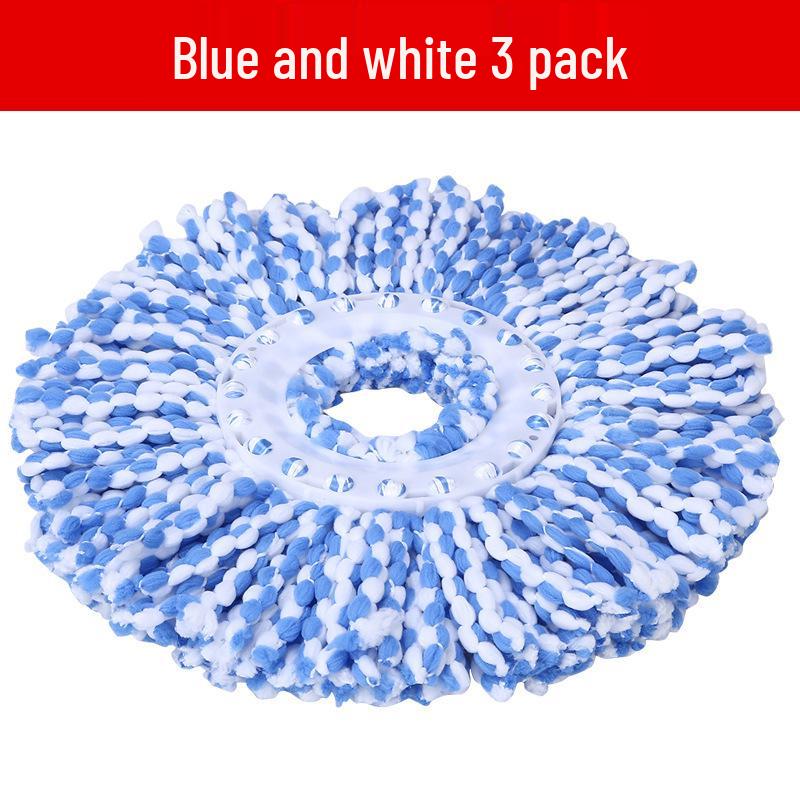 Rotating Mop with Universal Cotton Head Replacement for Household Use