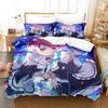 Re Zero Bedding Set Single Twin Full Queen King Size Bed Set Aldult Kid Bedroom Duvetcover Sets 3D Print Anime Bed Sheet Set