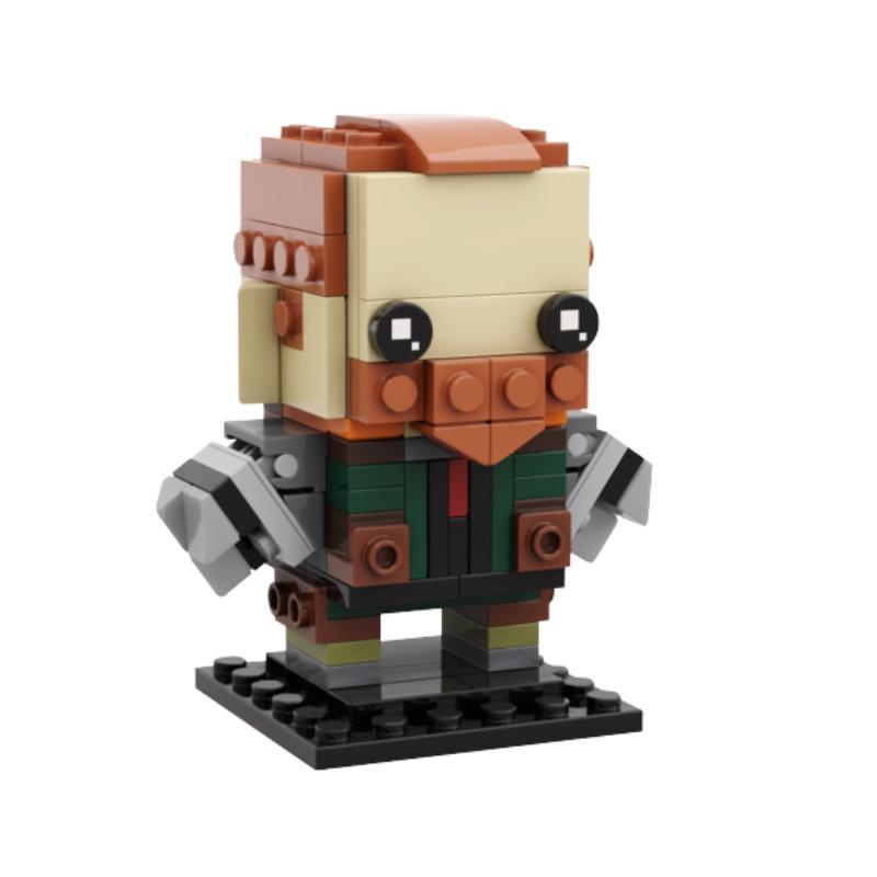 Gobricks Moc Valorant Vertragskopf Miniaturfigur Bauspielzeug