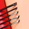 Makeup Brushes Set With Tilted Fine Blade Lower Eyelid To Flat Head Oblique Angle Eyebrow Horizontal Silkworm eyeliner Brush