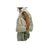 Adidas Originals X Hamcus Collaboration FW23 Solid Color Quilted Logo Drawstring Zipper Down Vest Unisex Vests White IU4839