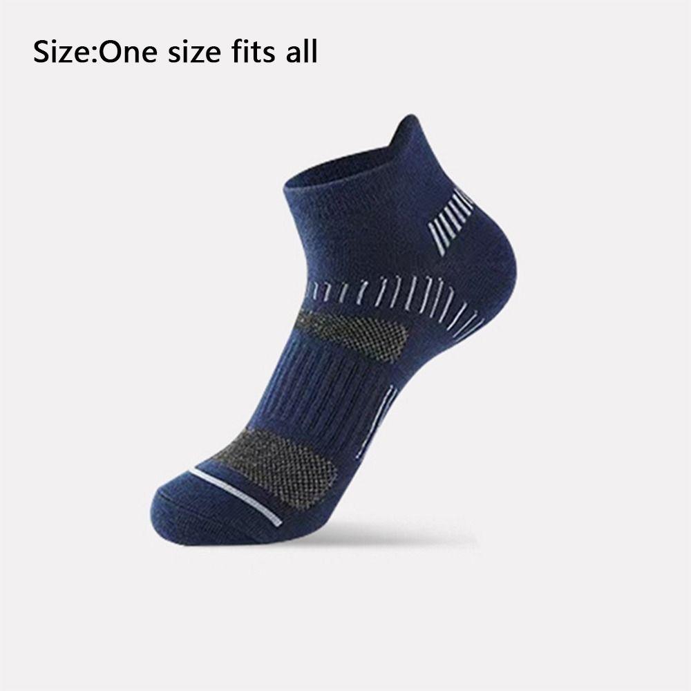 Neue dicke Laufsocken Bequeme schweißableitende Knöchelsocken Langlebige weiche Bootssocken