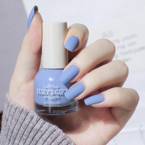 10ml Matte Nail Polish Water-proof Dry Quickly Resin Smooth Touch Nail Polish for Beauty