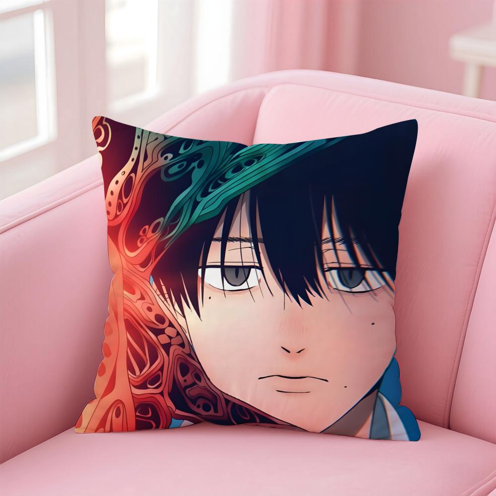 T-The Summer Hikaru Dieds H-Hikaru Y-Yoshiki Cushion Cover Pillowcase Short Plush Invisible Zipper Room Sofa Cushion Cover
