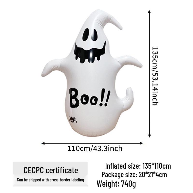 Cross-Border Halloween Inflatable Ghost Decor: Spooky Atmosphere for Parties and Festivals