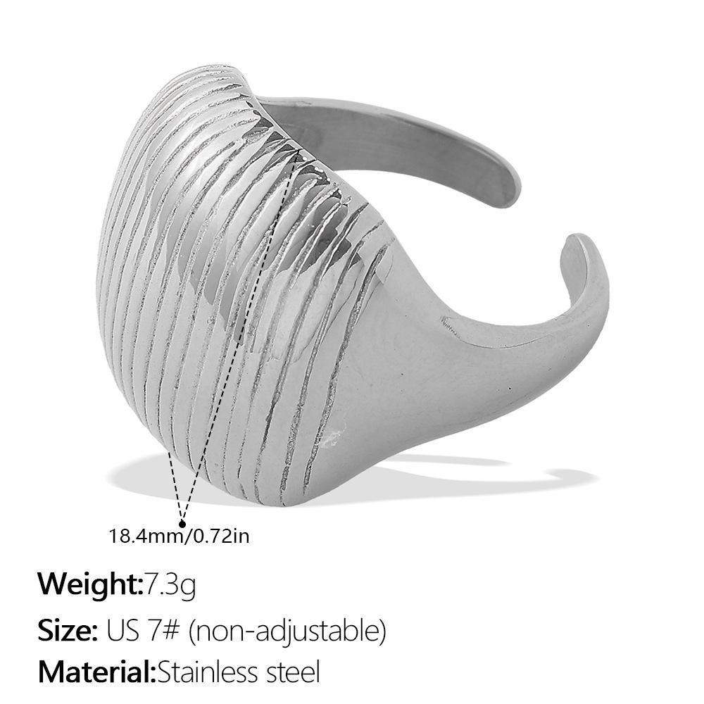 

Lava Ring Trendy Personality Cold Wind Simple High Sense Versatile Not Wearing Niche Ring
