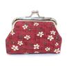 Cute Floral Coin Purse, Vintage Kiss-lock Change Pouch, Mini Coin Wallet Trinkets Storage Pouch for Coins, Cash, Cards