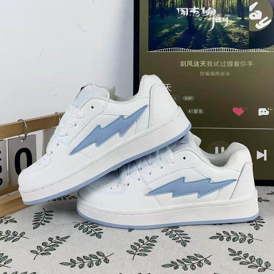 Men's and women's versatile lightning board shoes fashion casual breathable non-slip low-top shoes