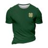 St. Patrick's Day Print - Herren Bedrucktes Lässiges Rundhals Kurzarm T-Shirt