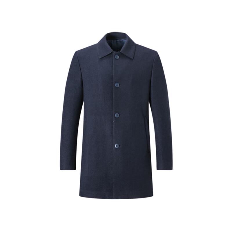 

SEPTWOLVES Men s Wool Blend Mid-Length Lapel Coat M