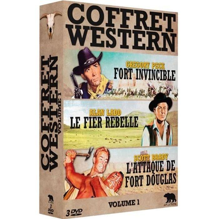 Coffret western : Alan Ladd, Olivia de Havilland, Gregory Peck