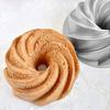 3X 9-Inch Non-Stick Fluted Cake Pan Round Cake Pan Specialty and Novelty Cake Pan
