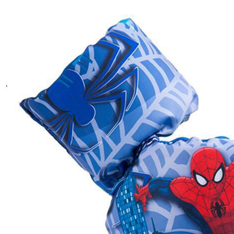 Kids Swim Floats Sleeve Vest Swimming Arm Band Floats with Waistband for Swimming Training Blue Spider