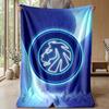 Millwall Football Print Flannel Blanket, Soft Warm Lightweight Throw Blanket for Sofa Bed Camping