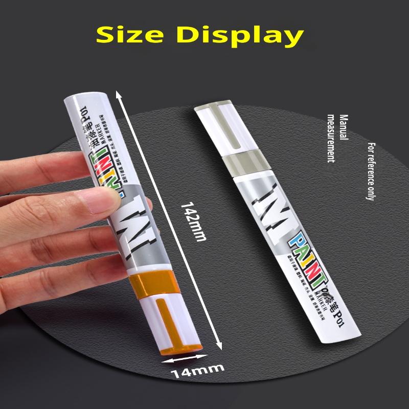 1Pcs Vehicle Touch-Up Paint Tyre Oily Markers Quick Drying Signature Pen Waterproof Marker Paint Pen Stationery Supplies