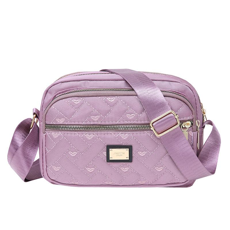 Multi Layer Crossbody Bag for Women Women's Bag Oxford Cloth Shoulder Bag Mom Canvas Bag Casual Small Bag