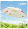 Parasol Small Portable 50% Umbrella Sunscreen UV Protection Outdoor Light Color Glue Sun Umbrella