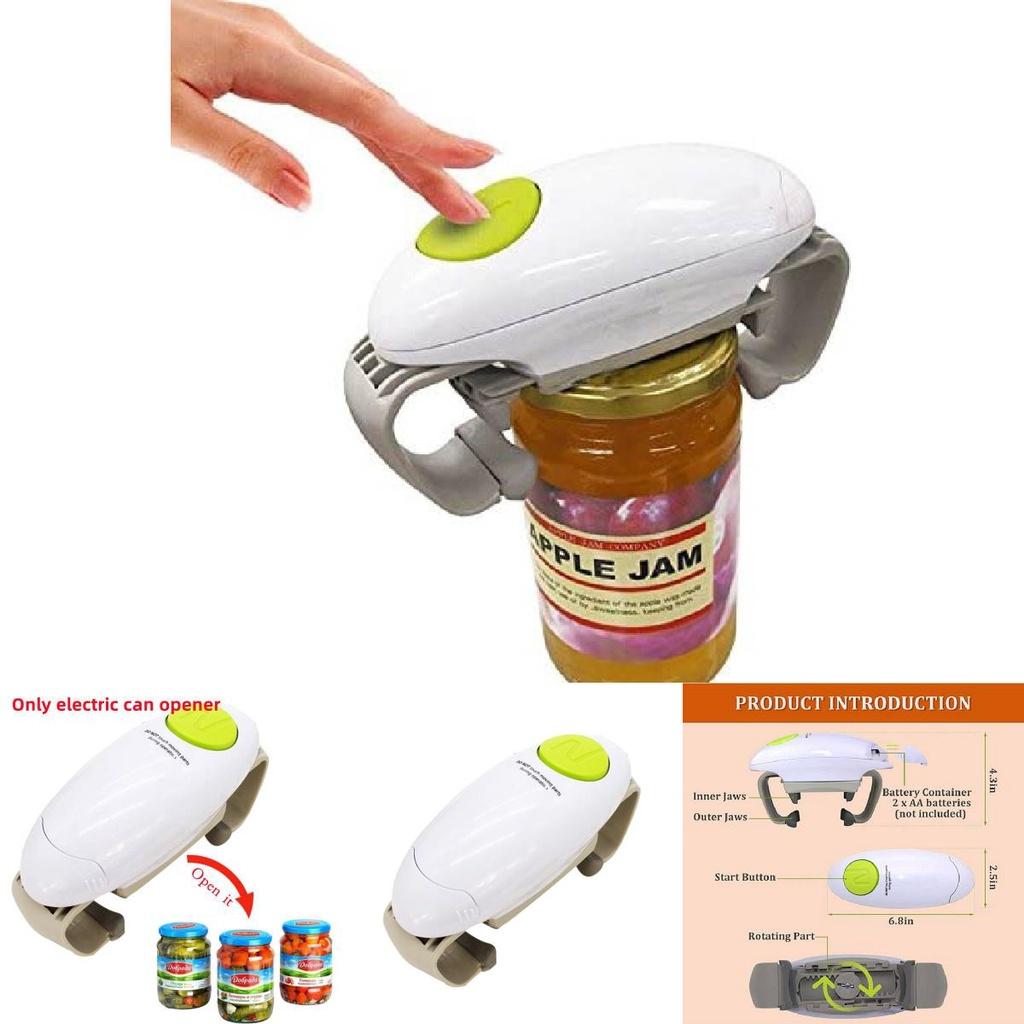 New Electric Can Opener Kitchen Gadget Glass Bottle Smart Labor Saving
