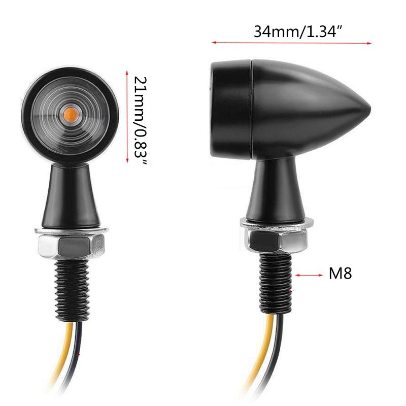 2pcs 12V 12LED Turn Signal Light Indicators Blinker Light Flashers Lighting High-power Universal Motorcycle Accessories