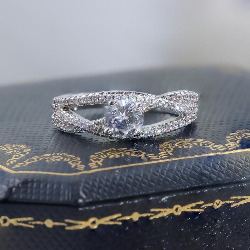 Birthday Gift Wedding Ring Zircon Ring Creative Diamond Ring Jewelry For Women no. 6