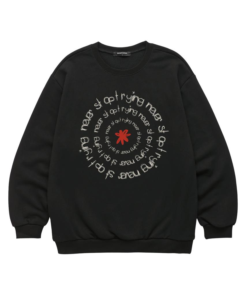 VANNWORKS Never Stop Sweatshirt (Vls0124) Black (Type A)