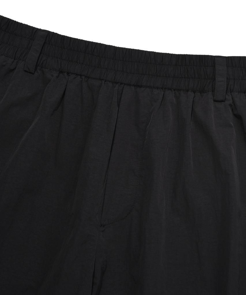 FALLETT Cut-Out Layered String Pants Black