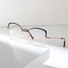 Ochelari metalici, ramă de ochelari de miopie avansată versatilă, ramă de ochelari pentru bărbați