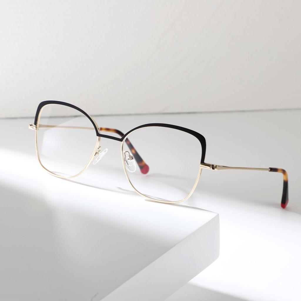 Ochelari metalici, ramă de ochelari de miopie avansată versatilă, ramă de ochelari pentru bărbați